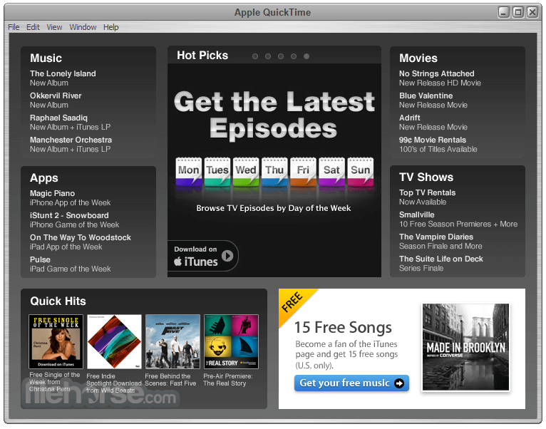 download quicktime player for mac 10.12.6